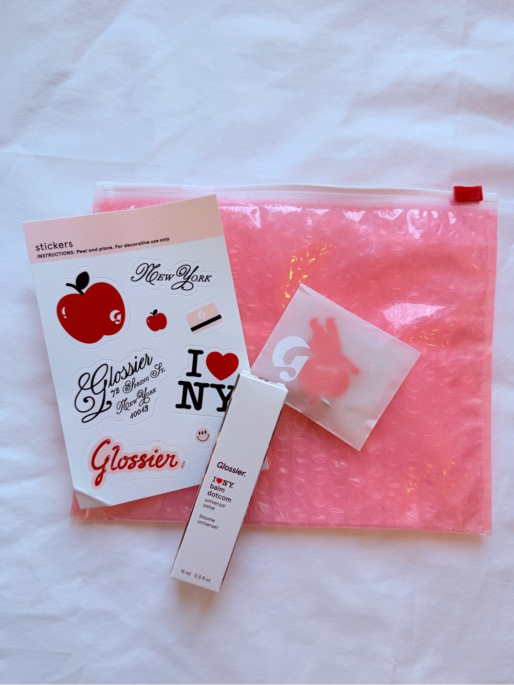Glossier Balm Dotcom I ❤️ NYC Apple